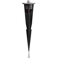 parlat Pico de tierra de jardín hecho de plástico negro para las luces